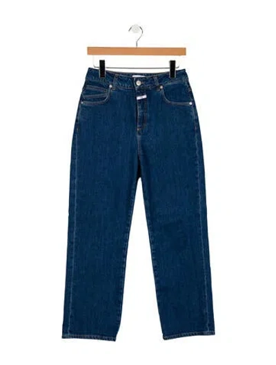 Pre-owned Closed Mid-rise Straight Leg Jeans In Blue