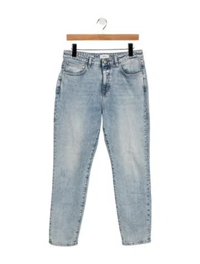 Pre-owned Closed Mid-rise Straight Leg Jeans In Blue