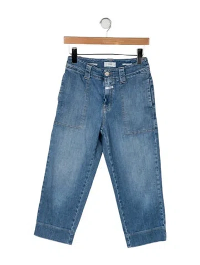 Pre-owned Closed Mid-rise Straight Leg Jeans In Blue