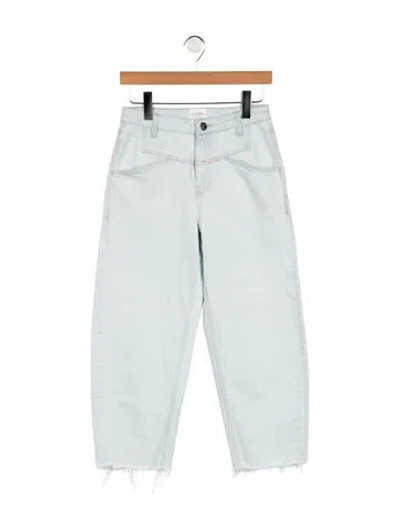 Pre-owned Closed Mid-rise Straight Leg Jeans In Blue