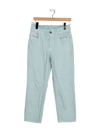Pre-owned Closed Mid-rise Straight Leg Jeans In Blue