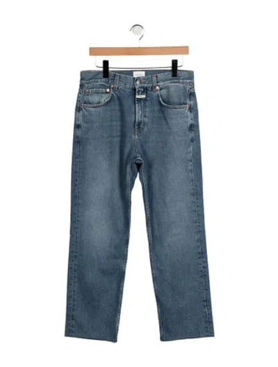 Pre-owned Closed Mid-rise Straight Leg Jeans In Blue