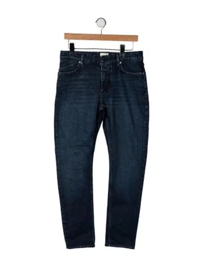 Pre-owned Closed Mid-rise Straight Leg Jeans In Blue