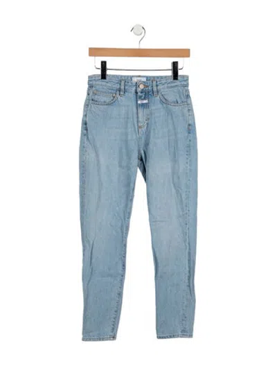 Pre-owned Closed Mid-rise Straight Leg Jeans In Blue