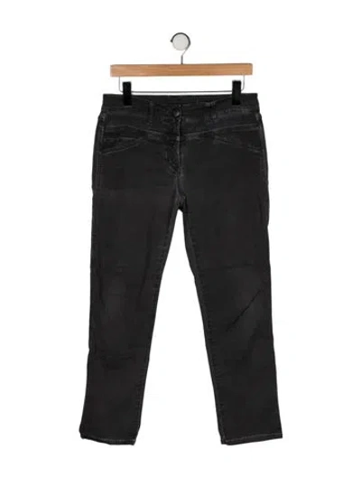 Pre-owned Closed Mid-rise Straight Leg Jeans In Gray