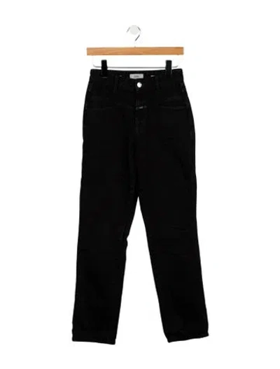 Pre-owned Closed Mid-rise Straight Leg Jeans In Gray