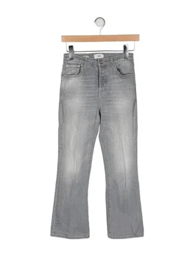 Pre-owned Closed Mid-rise Straight Leg Jeans In Gray