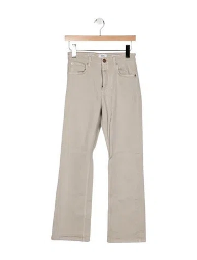 Pre-owned Closed Mid-rise Straight Leg Jeans In Gray