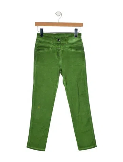 Pre-owned Closed Mid-rise Straight Leg Jeans In Green