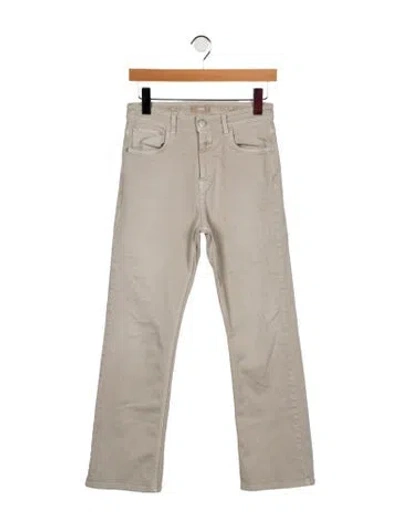 Pre-owned Closed Mid-rise Straight Leg Jeans In Grey
