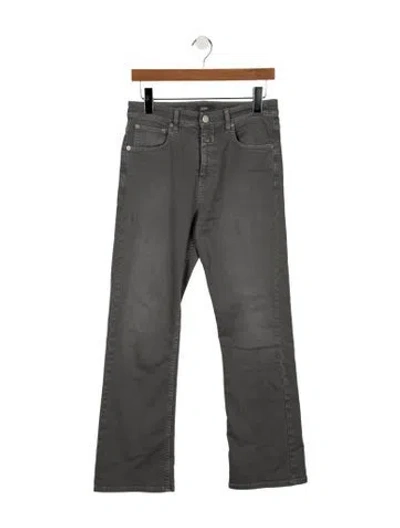 Pre-owned Closed Mid-rise Straight Leg Jeans In Grey
