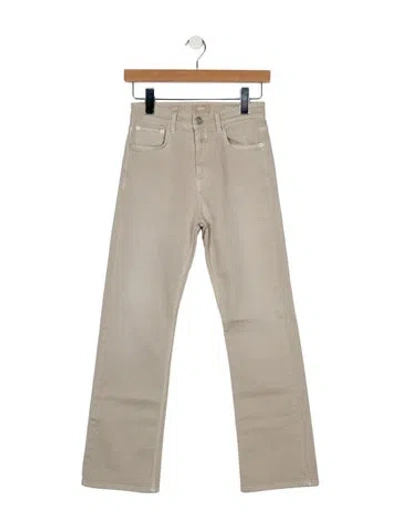 Pre-owned Closed Mid-rise Straight Leg Jeans In Neutral