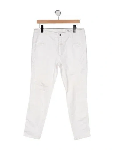 Pre-owned Closed Mid-rise Straight Leg Jeans In Neutral