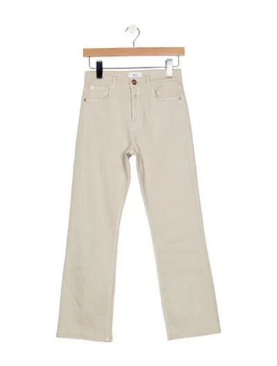 Pre-owned Closed Mid-rise Straight Leg Jeans In Neutral
