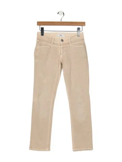 Pre-owned Closed Mid-rise Straight Leg Jeans In Neutrals