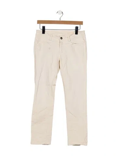 Pre-owned Closed Mid-rise Straight Leg Jeans In Neutrals