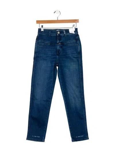Pre-owned Closed Mid-rise Straight Leg Jeans W/ Tags In Blue