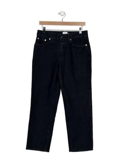 Pre-owned Closed Mid-rise Straight Leg Jeans W/ Tags In Blue