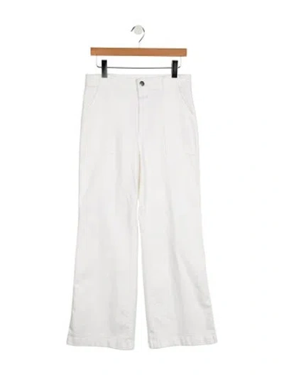 Pre-owned Closed Mid-rise Straight Leg Jeans W/ Tags In White