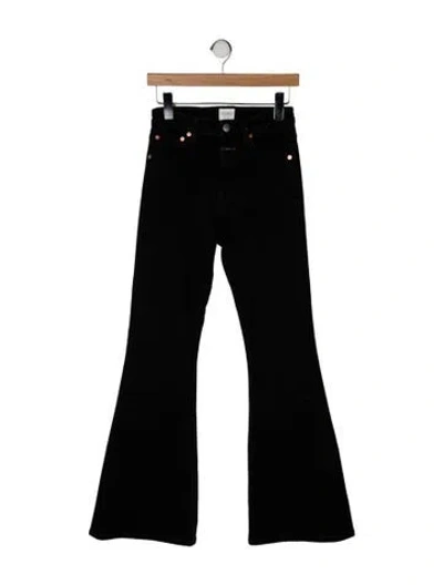 Pre-owned Closed Mid-rise Wide Leg Jeans In Black