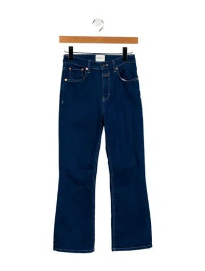 Pre-owned Closed Mid-rise Wide Leg Jeans In Blue