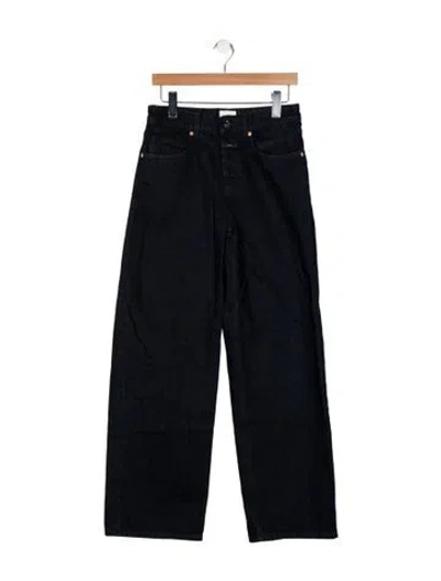 Pre-owned Closed Mid-rise Wide Leg Jeans In Blue