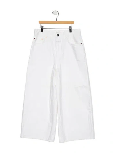 Pre-owned Closed Mid-rise Wide Leg Jeans In Neutrals