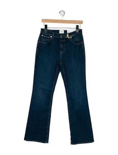 Pre-owned Closed Mid-rise Wide Leg Jeans W/ Tags In Blue