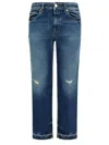 Closed 'milo' Blue Cotton Jeans In Blue