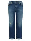 Closed 'milo' Blue Cotton Jeans In Blue