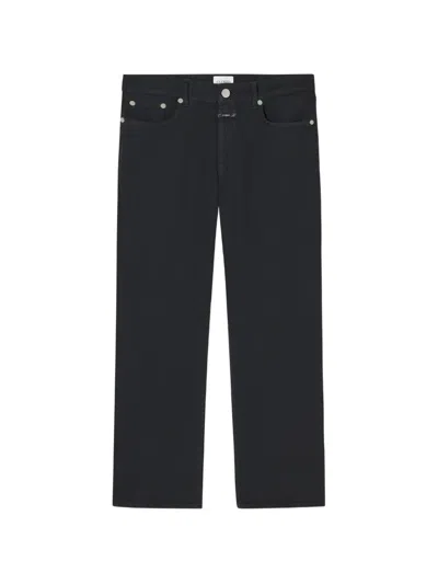 Closed Milo Five-pocket Straight-leg Jeans In Black