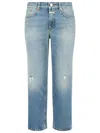 Closed Belt-loop Jeans In Blue