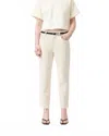 Closed Milo Mid Slim Straight Leg Jeans In Ivory In Neutral