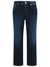 Closed Milo Midnight Blue Cotton Jeans In Blue