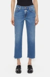 Closed Milo Slim Fit Crop Straight Leg Jeans In Mid Blue