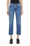 Closed Milo Slim Fit Crop Straight Leg Jeans In Blue