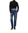 Closed Milo Straight Jeans In Mid Blue In Blue