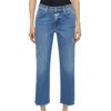 Closed Milo Slim Fit Crop Straight Leg Jeans In Blue