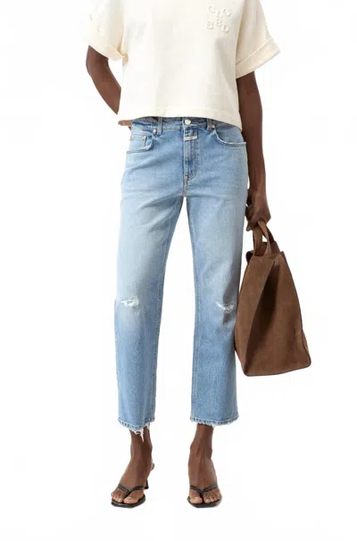 Closed Milo Straight Leg Jean In Mid Blue