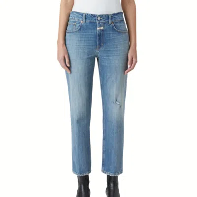 Closed Milo Straight Leg Jeans In Mid Blue