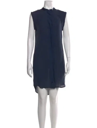 Pre-owned Closed Mini Dress In Blue