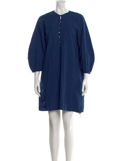 Pre-owned Closed Mini Dress In Blue