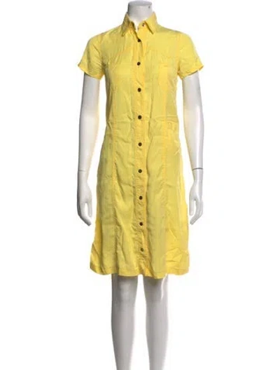 Pre-owned Closed Mini Dress In Yellow
