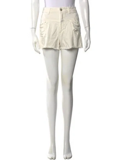 Pre-owned Closed Mini Shorts In White