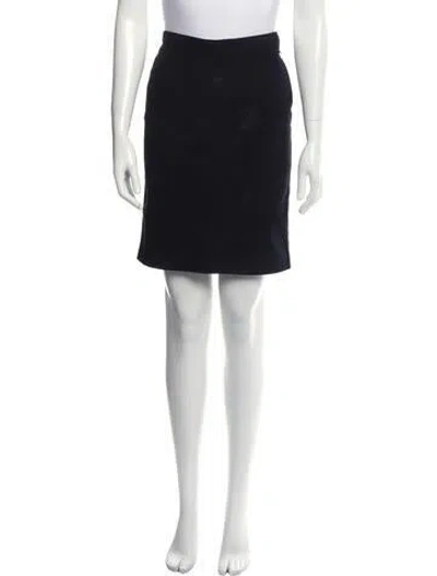 Pre-owned Closed Mini Skirt In Black