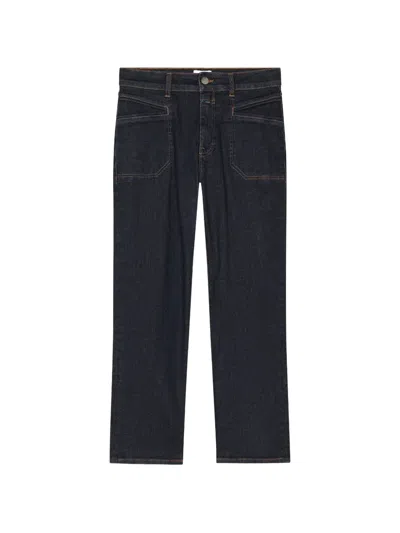Closed Mira-x Straight-leg Jeans In Blue