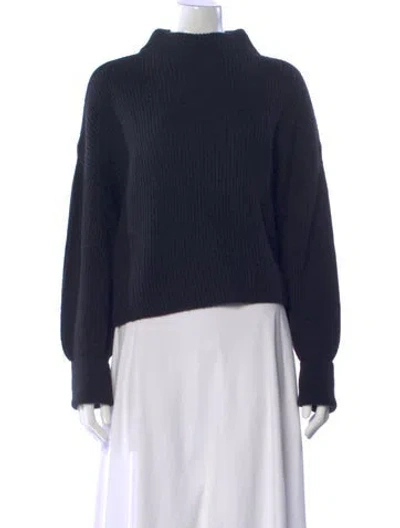 Pre-owned Closed Mock Neck Sweater In Blue