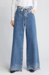 Closed Morus Wide-leg Jeans In Dark Blue
