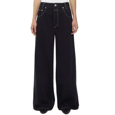 Closed Morus Wide Leg Jeans In Black
