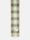 Closed Multicolor Alpaca Blend Scarf In Sand